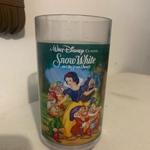 Vintage Snow White Burger King Plastic Cup